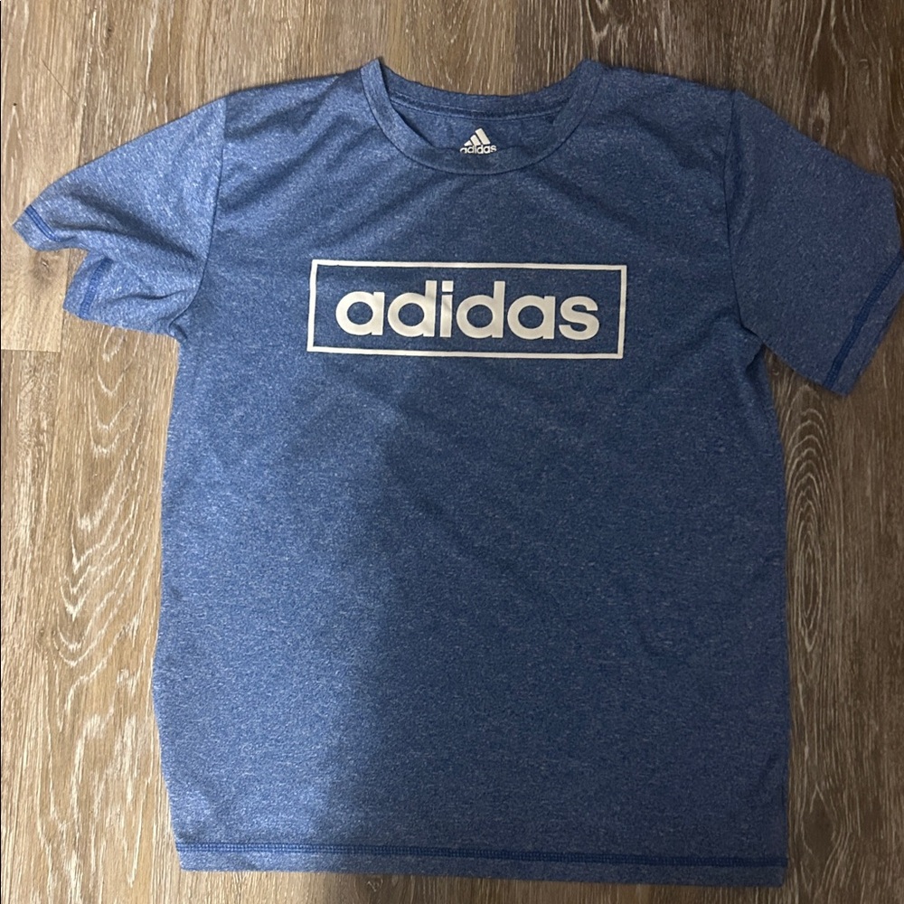Adidas Kids Heather Blue Tee